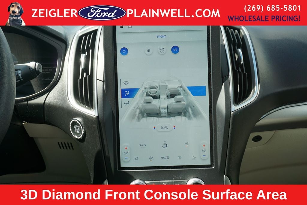 2024 Ford Edge Titanium AWD Panoramic Roof Heated Cooled Leather Navigatio