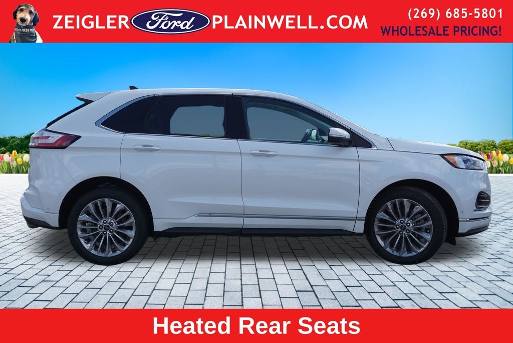 2024 Ford Edge Titanium AWD Panoramic Roof Heated Cooled Leather Navigatio
