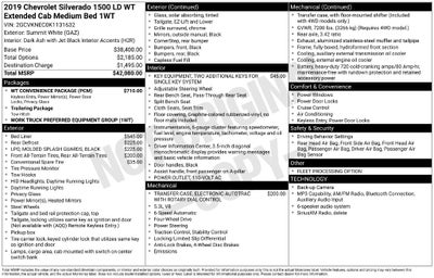 2019 Chevrolet Silverado 1500 LD WT