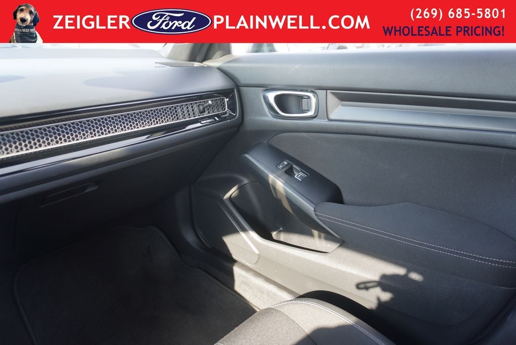 2025 Honda Civic Sport Leather Sport Pkg Black Wheels Rear Camera