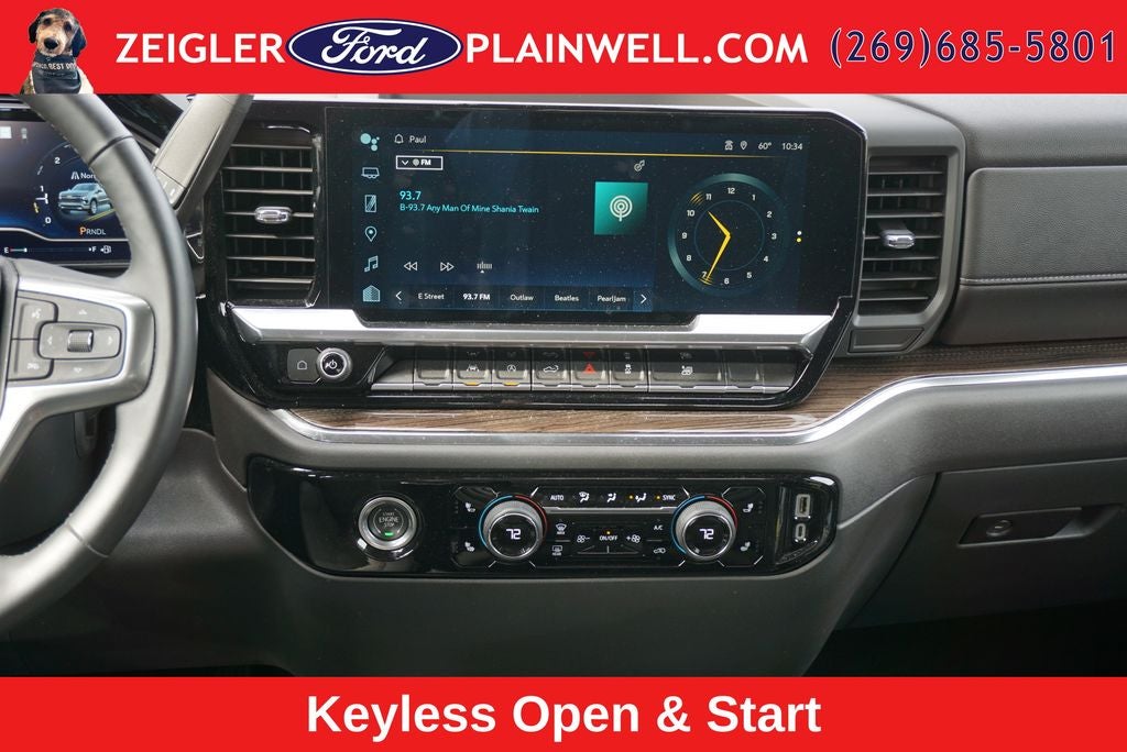 2023 Chevrolet Silverado 1500 LT CREW CAB 4X4 REAR CAMERA 20" PAINTED ALUMINUM WHE