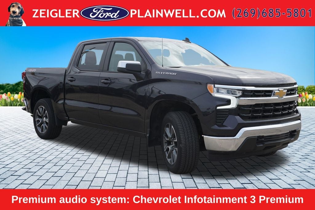 2023 Chevrolet Silverado 1500 LT CREW CAB 4X4 REAR CAMERA 20" PAINTED ALUMINUM WHE
