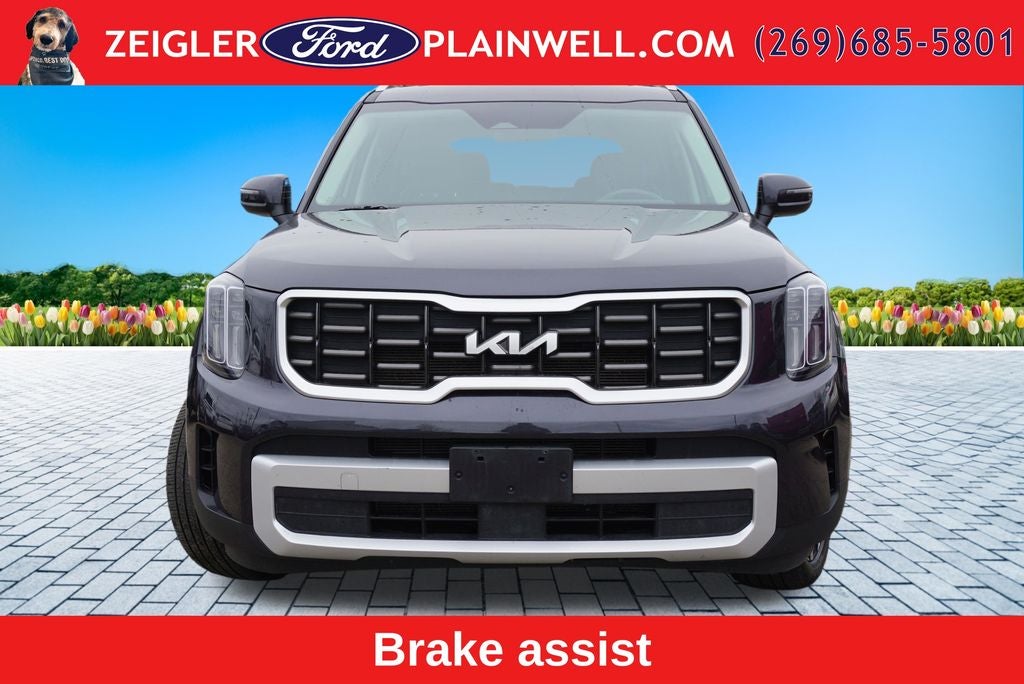 2025 Kia Telluride S V6 AWD Leather Power Moonroof Navigation Blis Blac