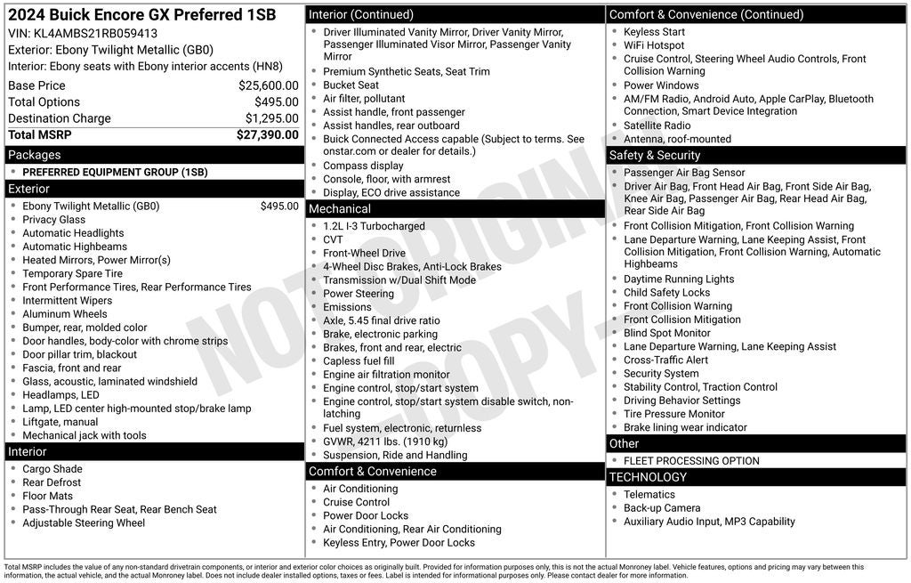 2024 Buick Encore GX Preferred