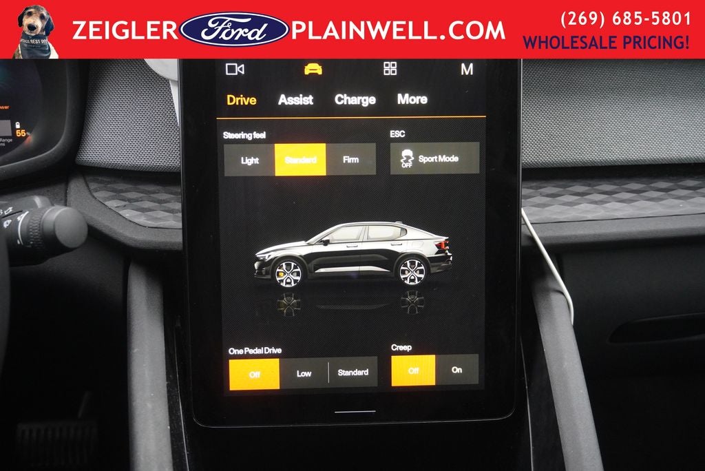 2022 Polestar 2 Long Range Single Motor Navigation Assistance Rear Camera Dual Power Heate