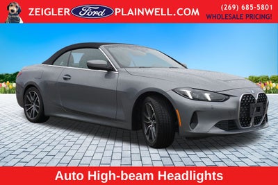2025 BMW 4 Series 430i xDrive AWD CONVERTIBLE PREMIUM PKG NAVIGATION HEADS UP DI