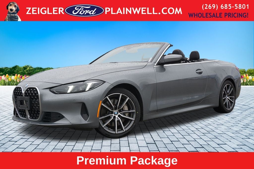 2025 BMW 4 Series 430i xDrive AWD CONVERTIBLE PREMIUM PKG NAVIGATION HEADS UP DI