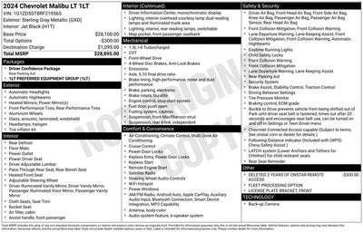 2024 Chevrolet Malibu FWD 1LT
