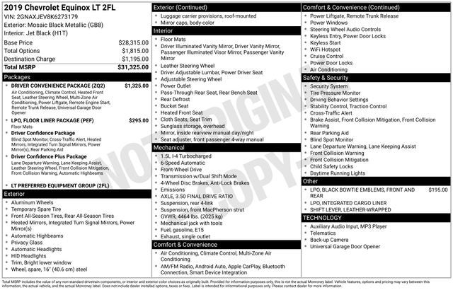 2019 Chevrolet Equinox LT