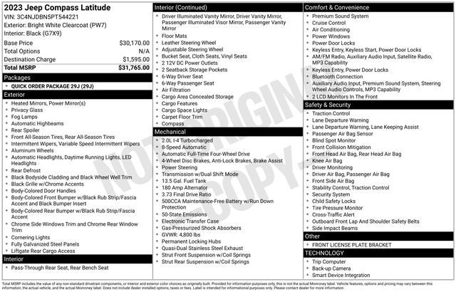 2023 Jeep Compass Latitude 4x4