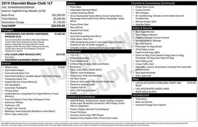 2019 Chevrolet Blazer Base 1LT