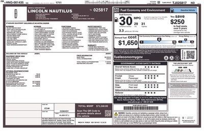 2026 Lincoln Nautilus Reserve