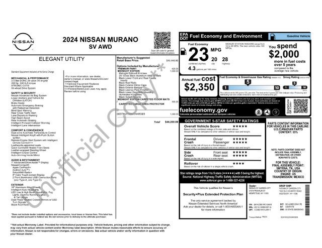 2024 Nissan Murano SV Intelligent AWD