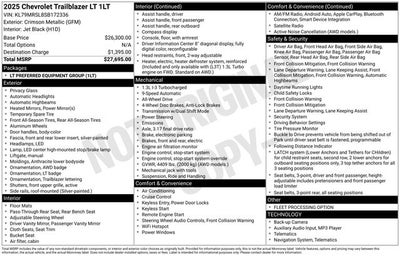 2025 Chevrolet TrailBlazer AWD LT
